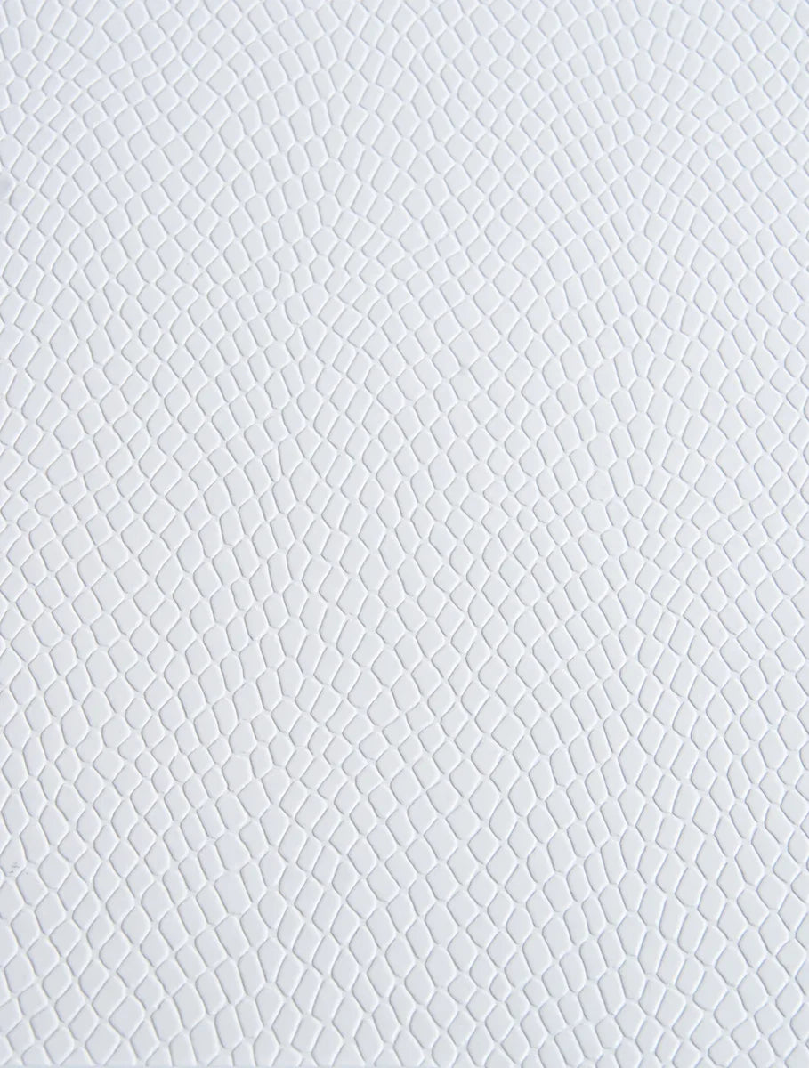 919 Snakeskin White