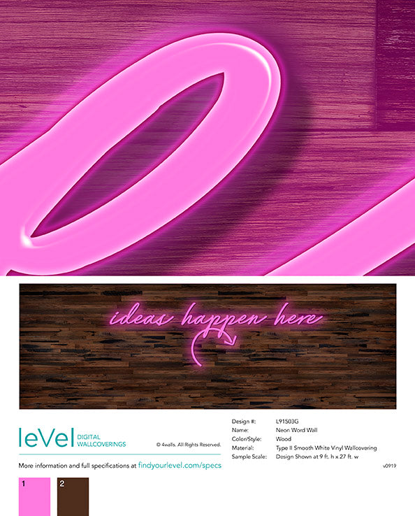 Neon Word Wall