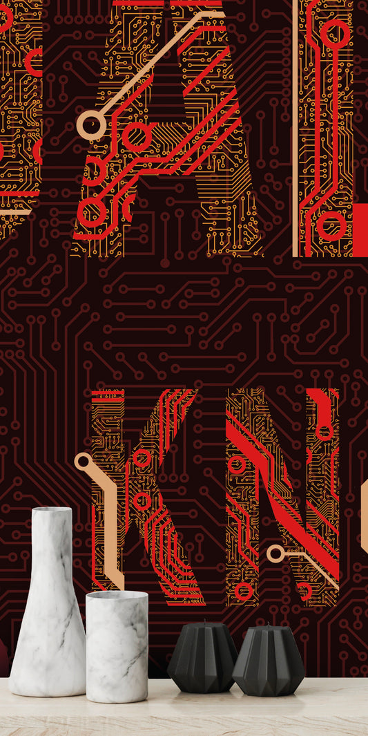 Circuit Board Word Wall