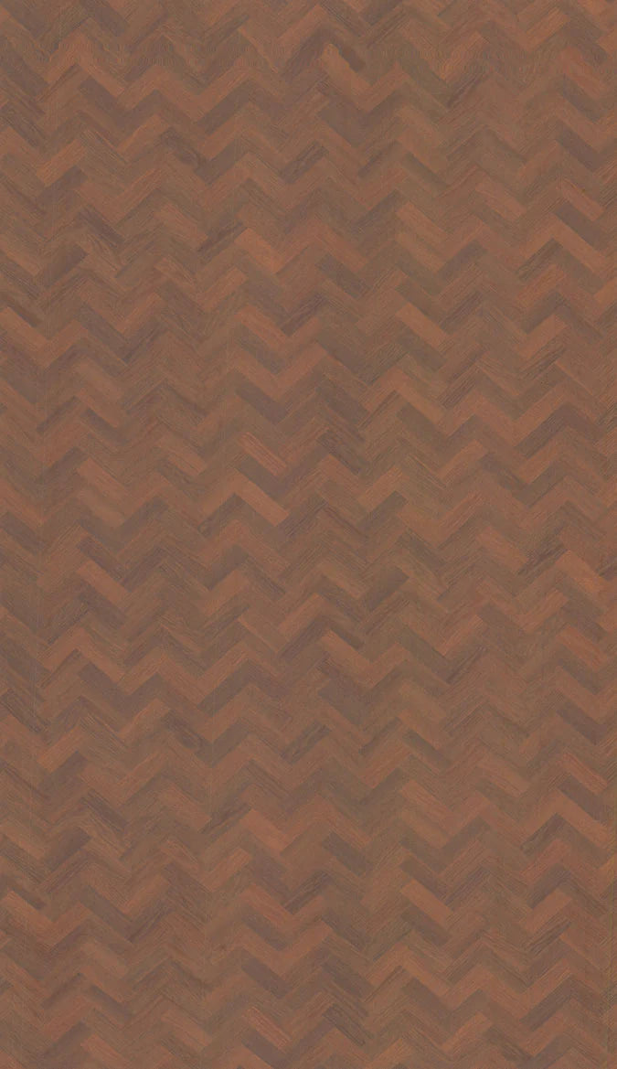WC-590 Brown Oak Herringbone