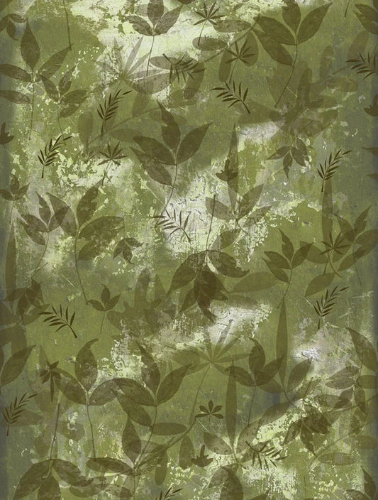 Green Leaves Collage