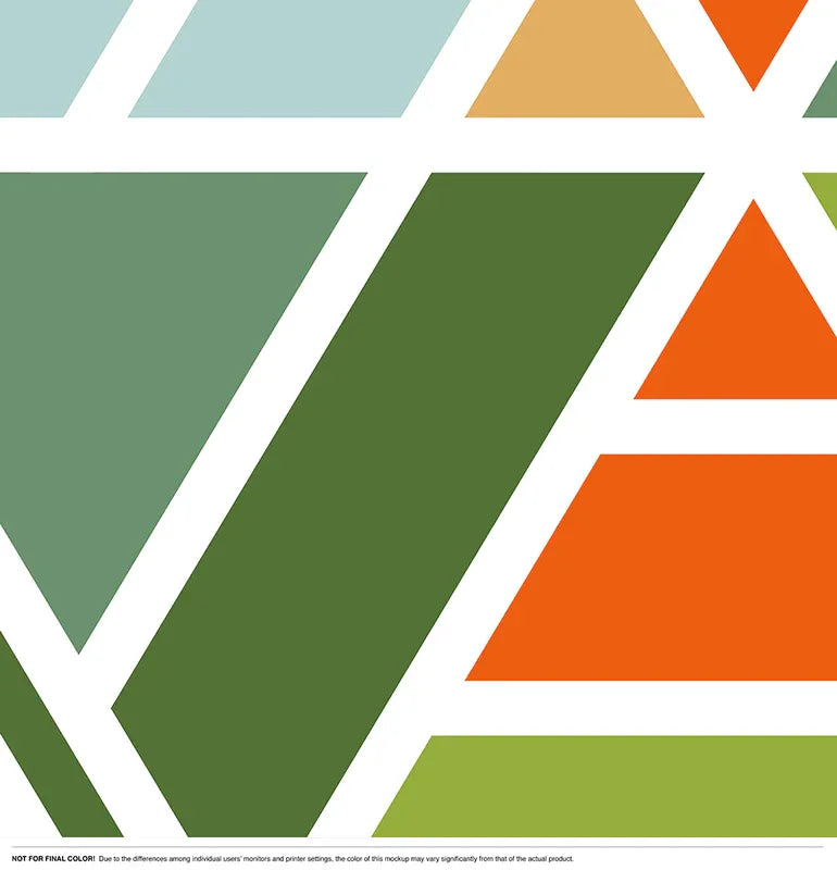 Green Wall Geometric
