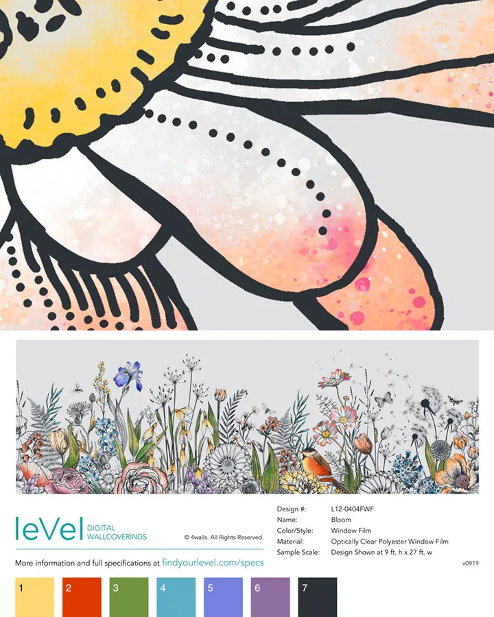 Bloom Window Film