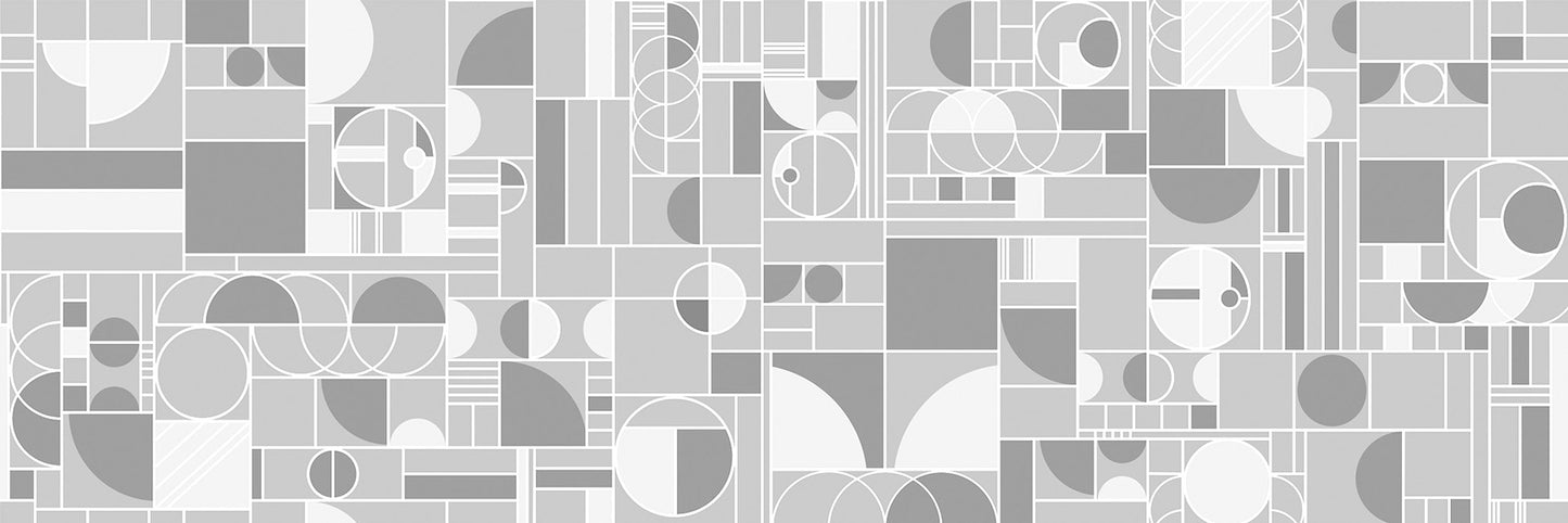 Art Deco White Window Film