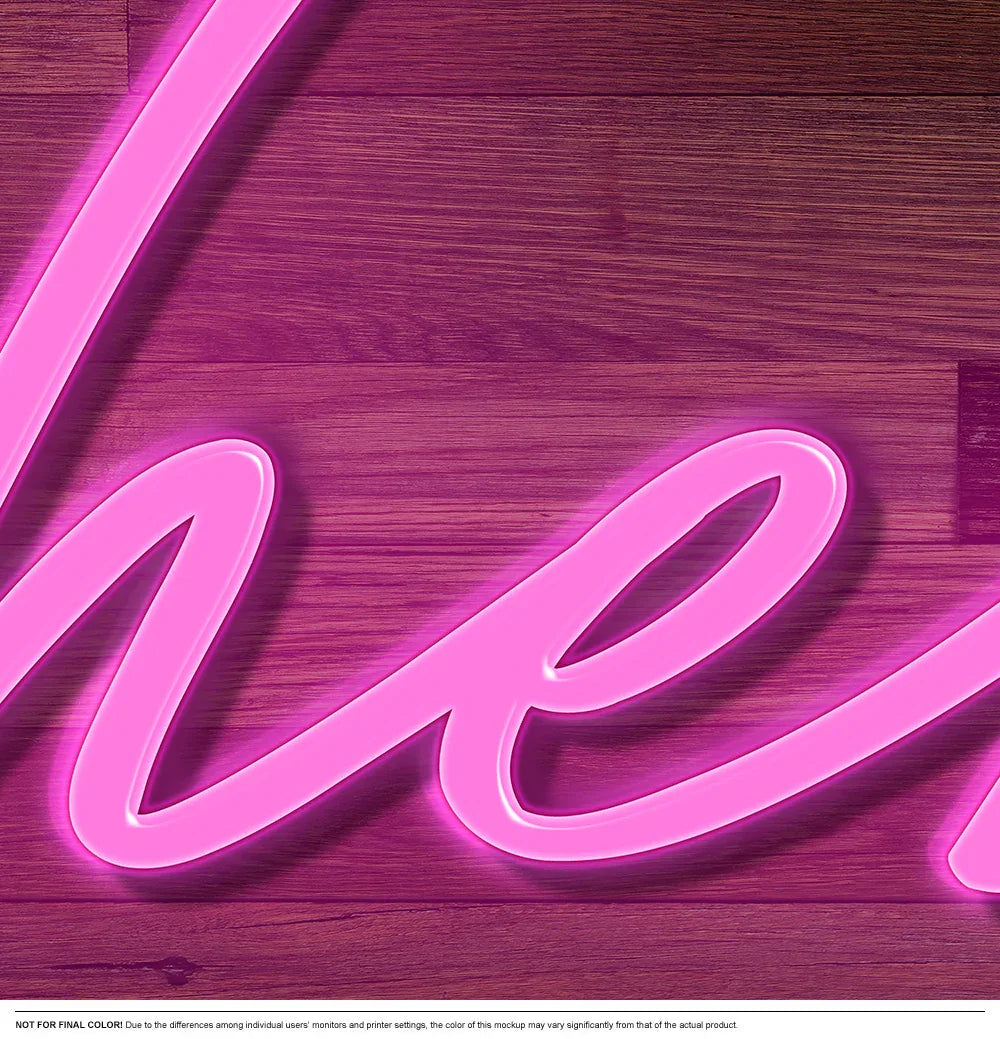 Neon Word Wall