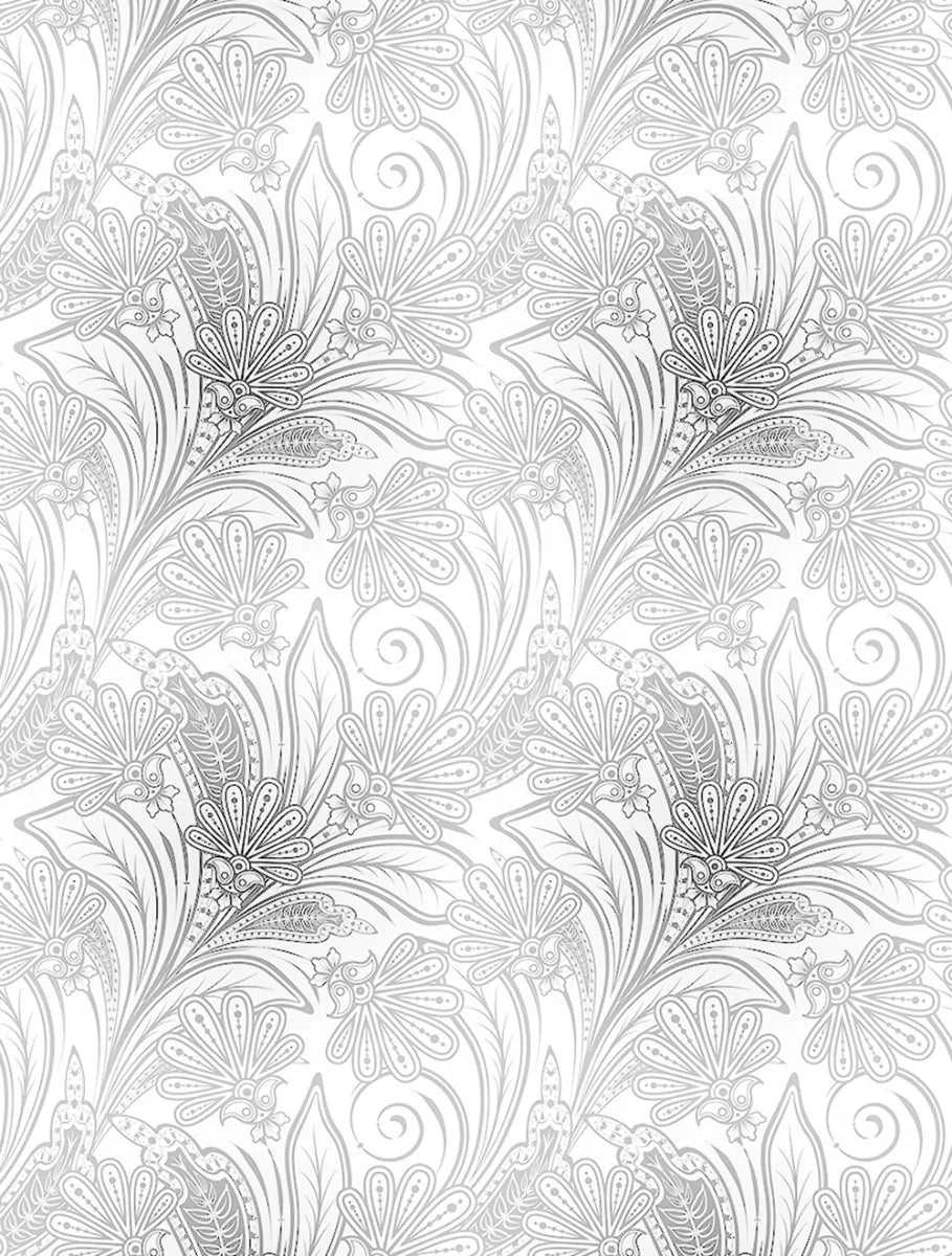 Paisley Floral Frosted