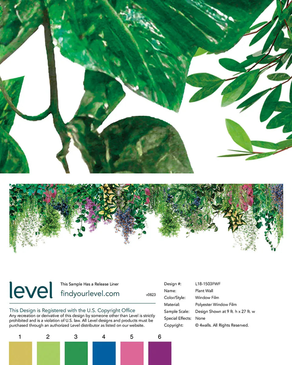 Plant Wall Window Film