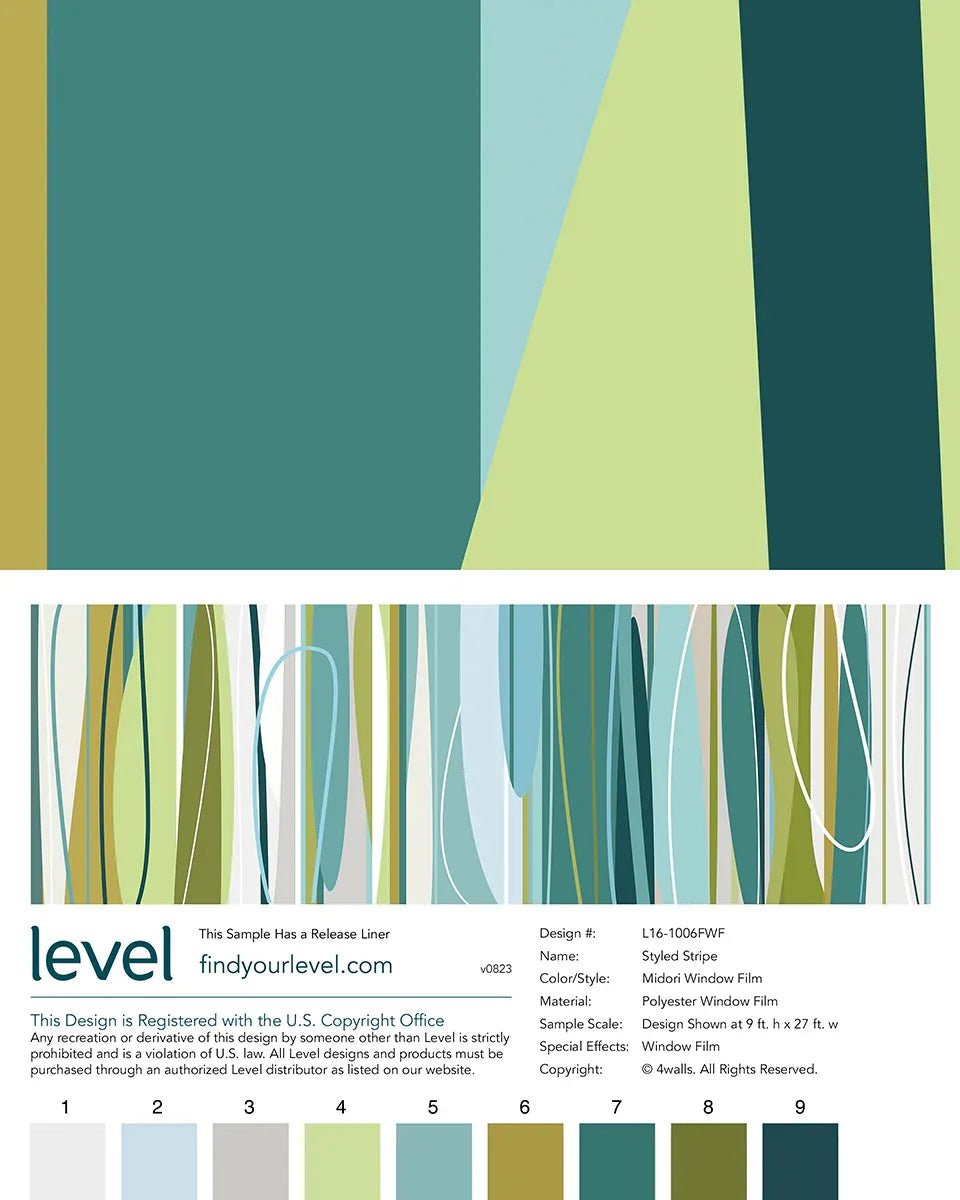 Styled Stripe Window Film