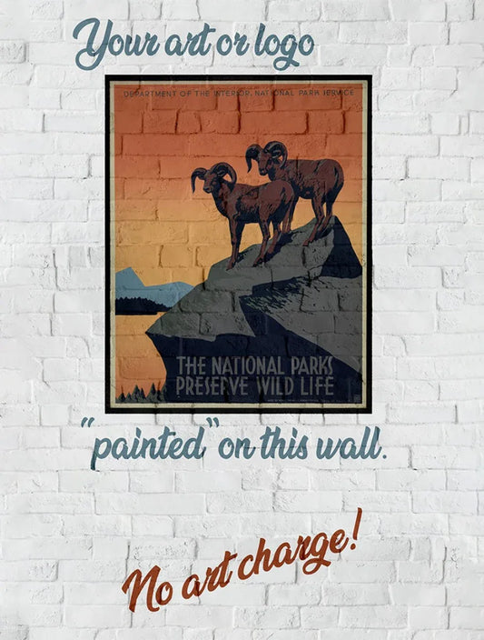 Painted Bricks, Your Logo Here