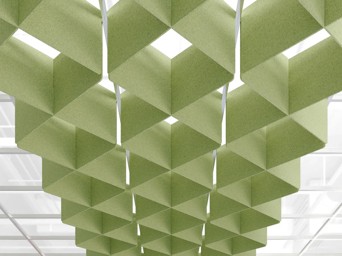Mode Acoustic Felt Ceiling Cloud Grid System – Surface Materials