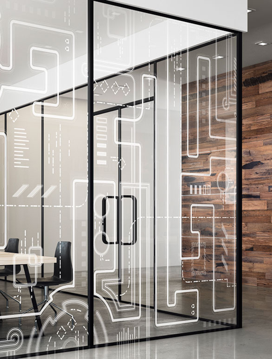 Labyrinth Window Film – Surface Materials