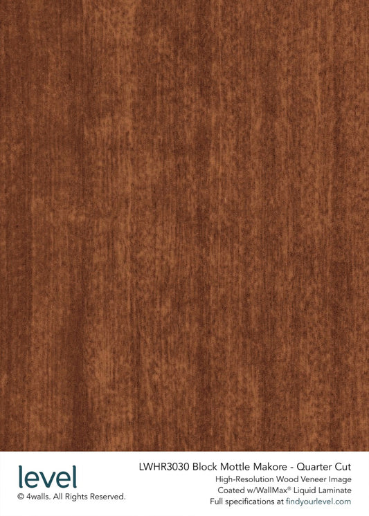 Block Mottle Wood Makore QC