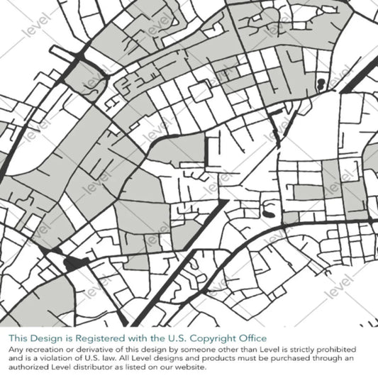 Concrete Map Window Film