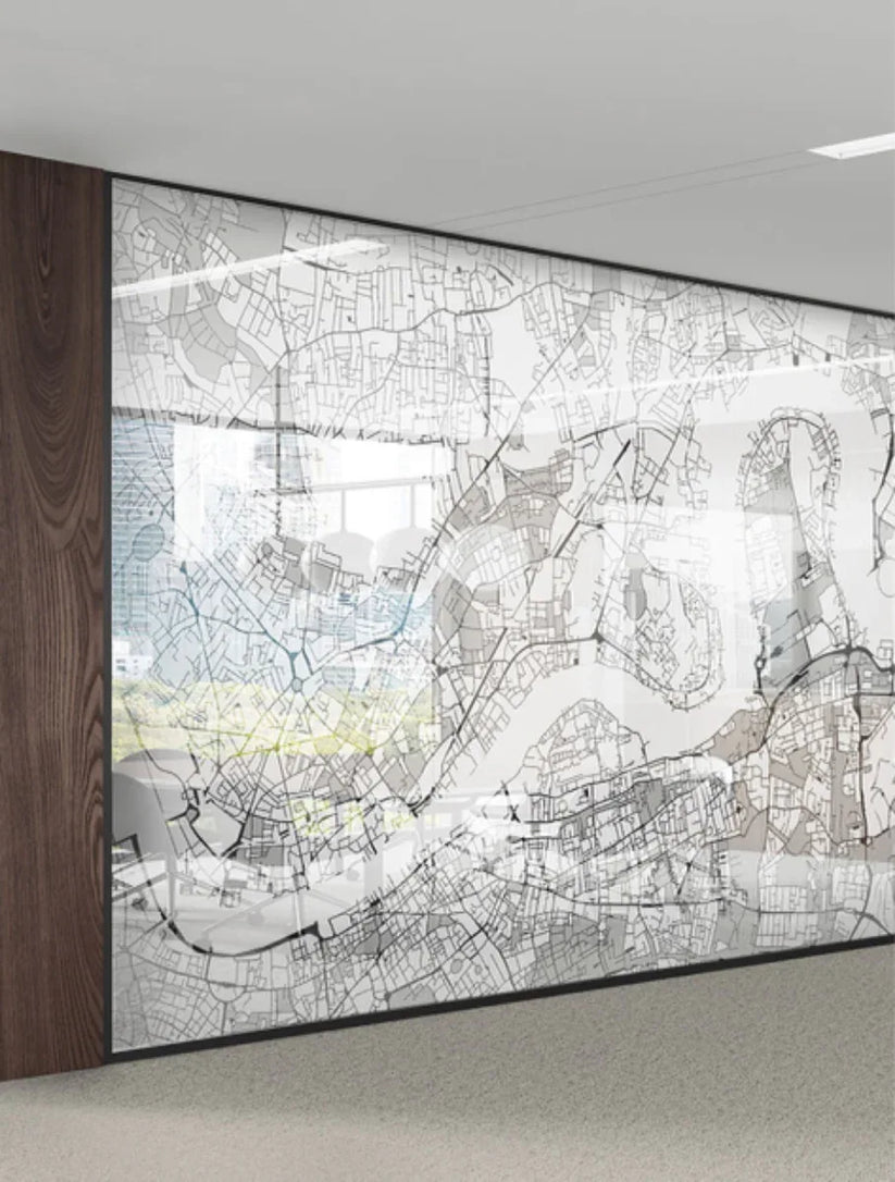 Concrete Map Window Film – Surface Materials