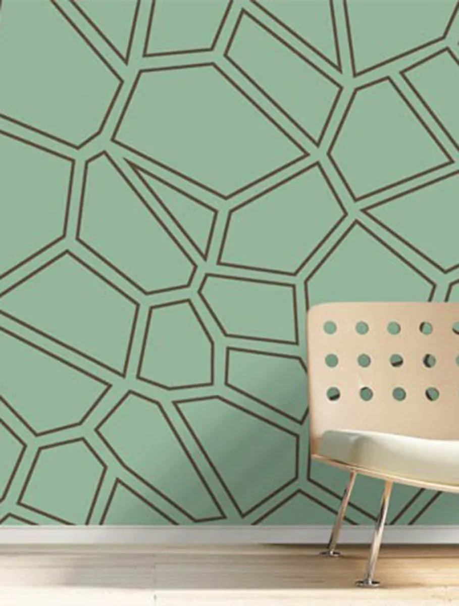 Crystal Lime Facet Grid