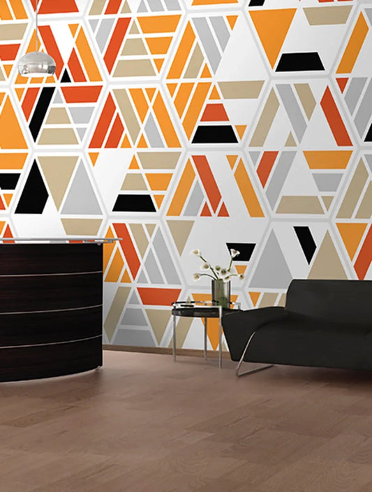 Green Wall Geometric