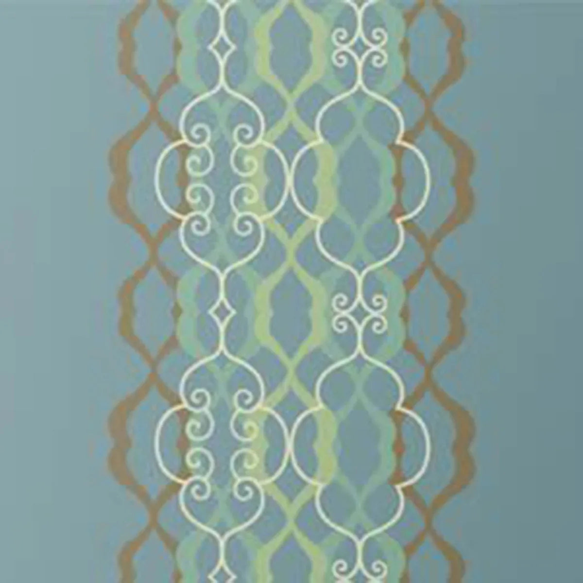 Kerfluffle Kerplop Blue, Yellow Gold Wallcovering