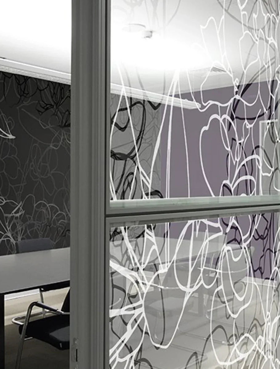 Linear Window Film Pattern Linear Garden Window Film – Surface Materials