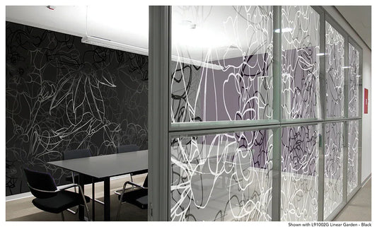 Linear Garden Window Film