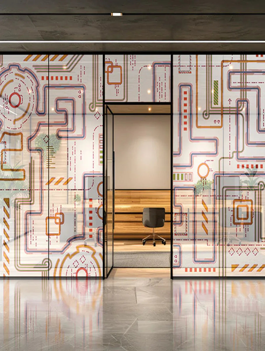 Labyrinth Window Film – Surface Materials