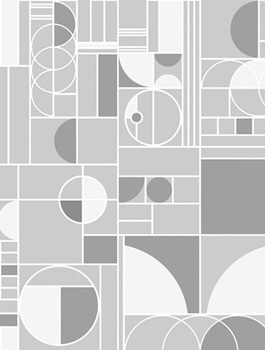 Art Deco White Window Film