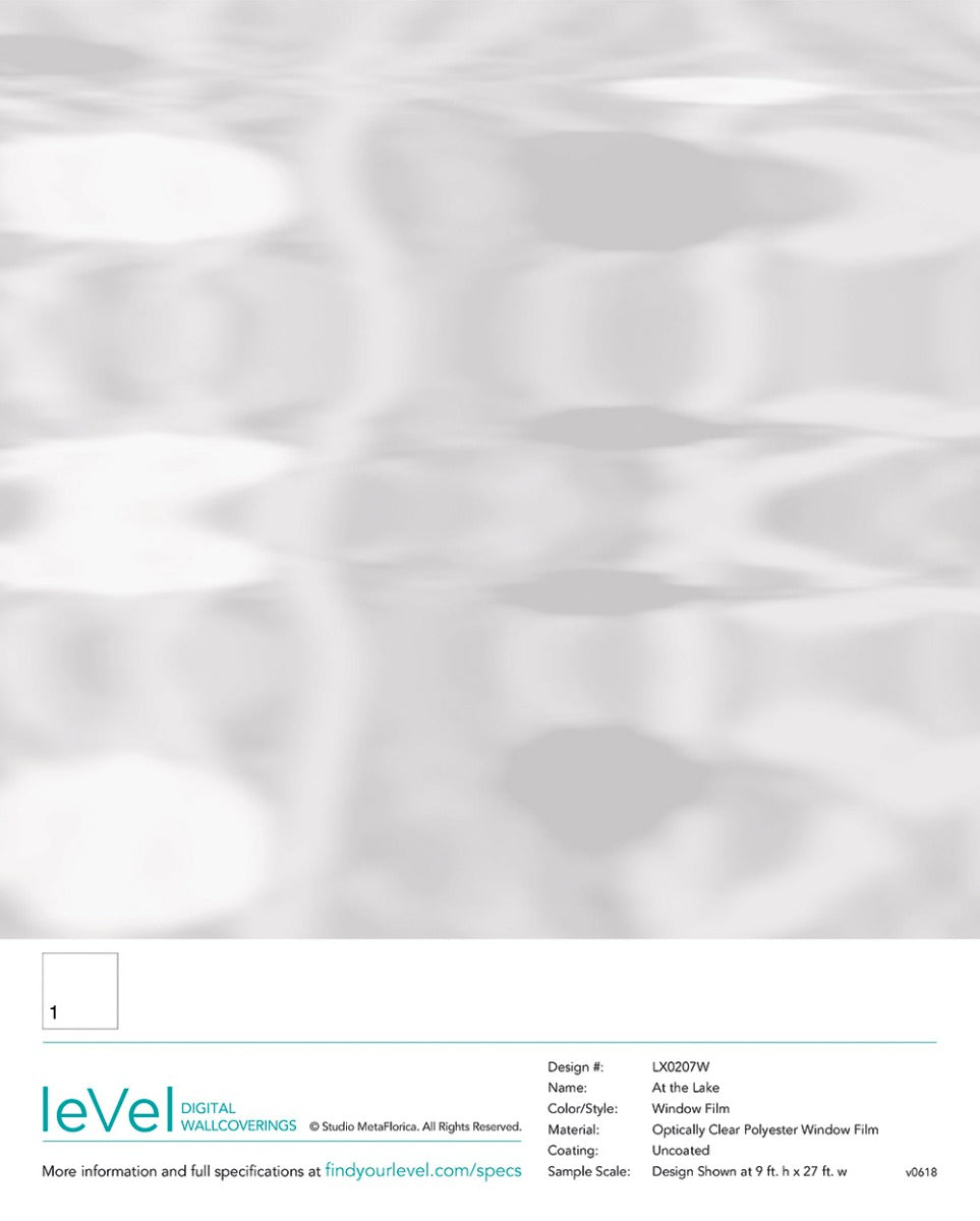 At the lake close up window film