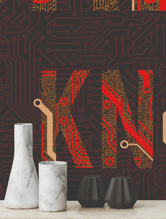 Circuit Board Word Wall