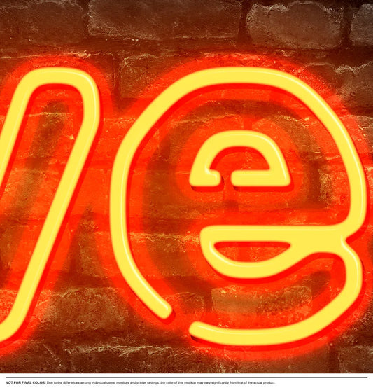 Neon Word Wall