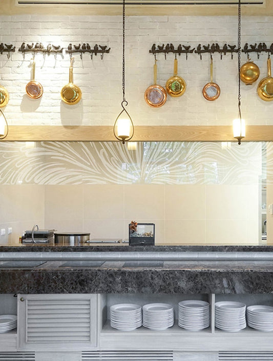 Abstract Flower Frosted