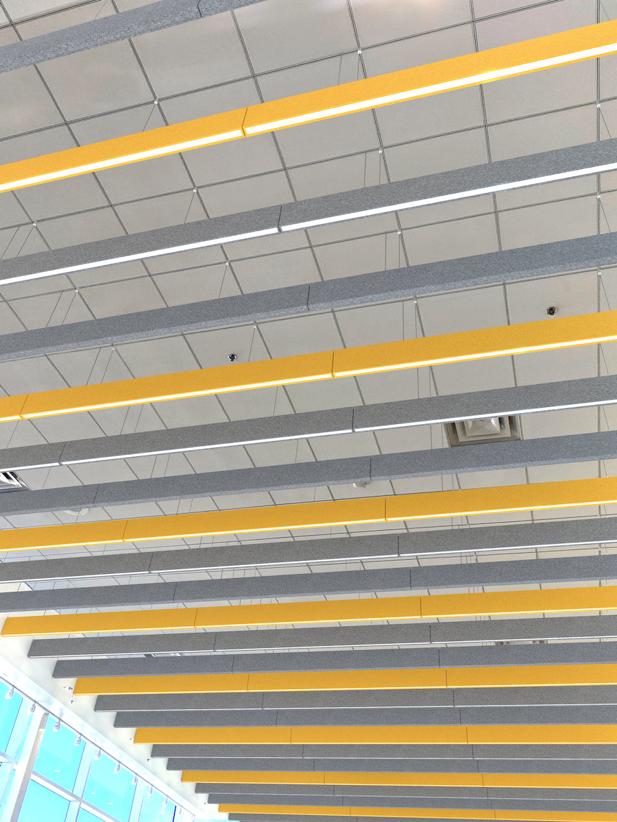 Mode Acoustic Felt Ceiling Baffle Box LED