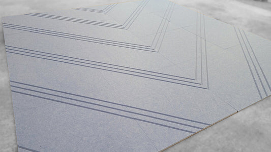 Mode Acoustic Felt Wall Groove Stria