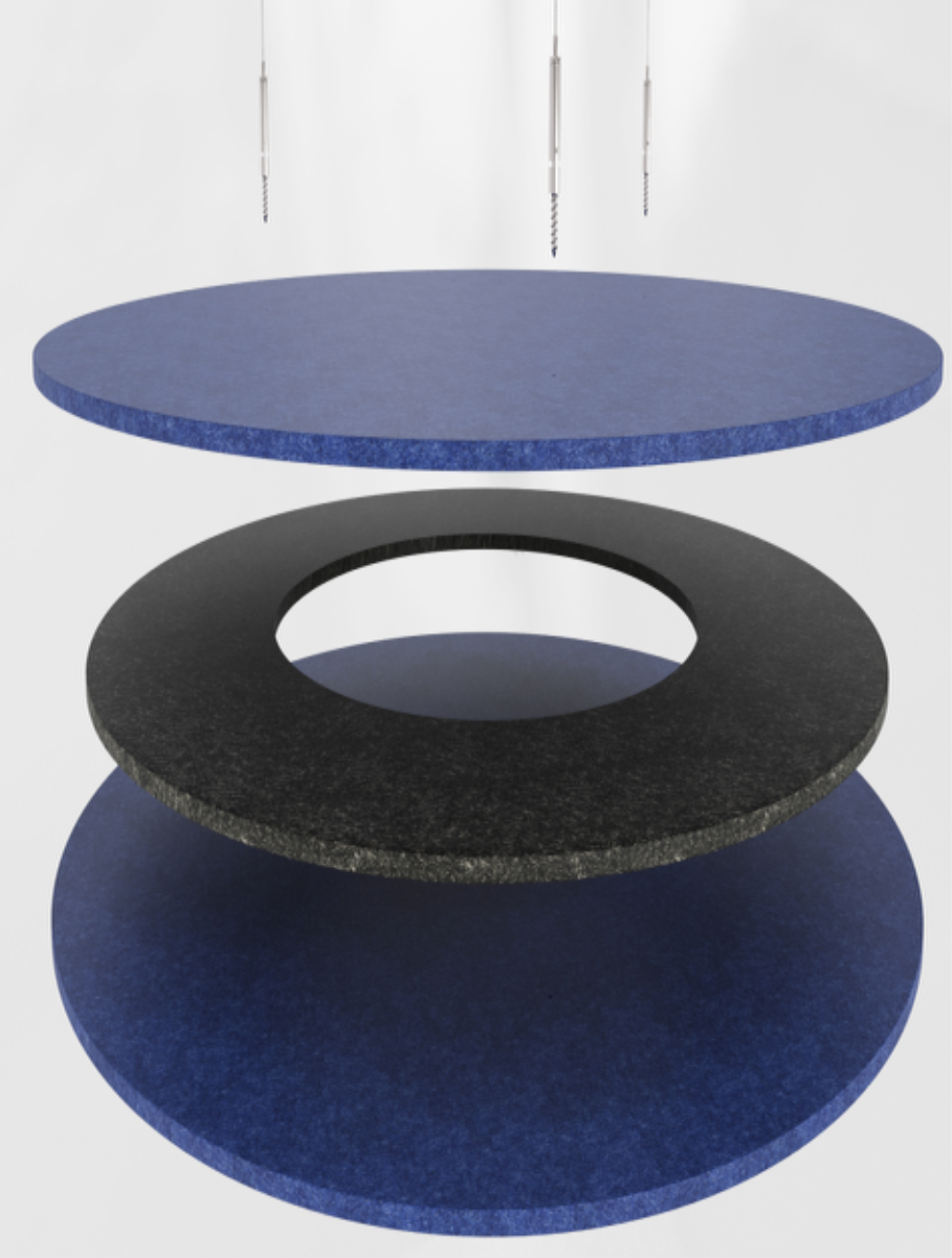 Mode Acoustic Felt Ceiling Cloud Stratus