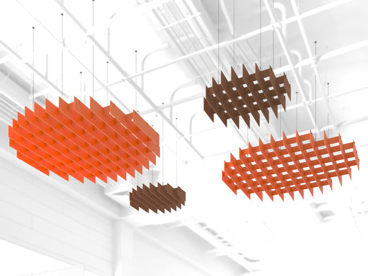 Mode Acoustic Felt Ceiling Cloud Waffle