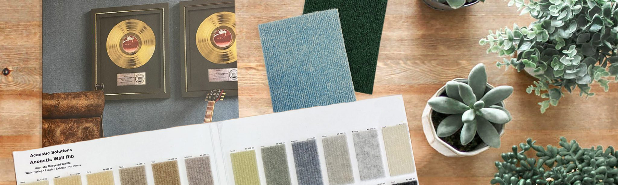 Acoustic Recycled Textile Wallcovering