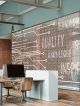 Circuit Board Word Wall Window Film