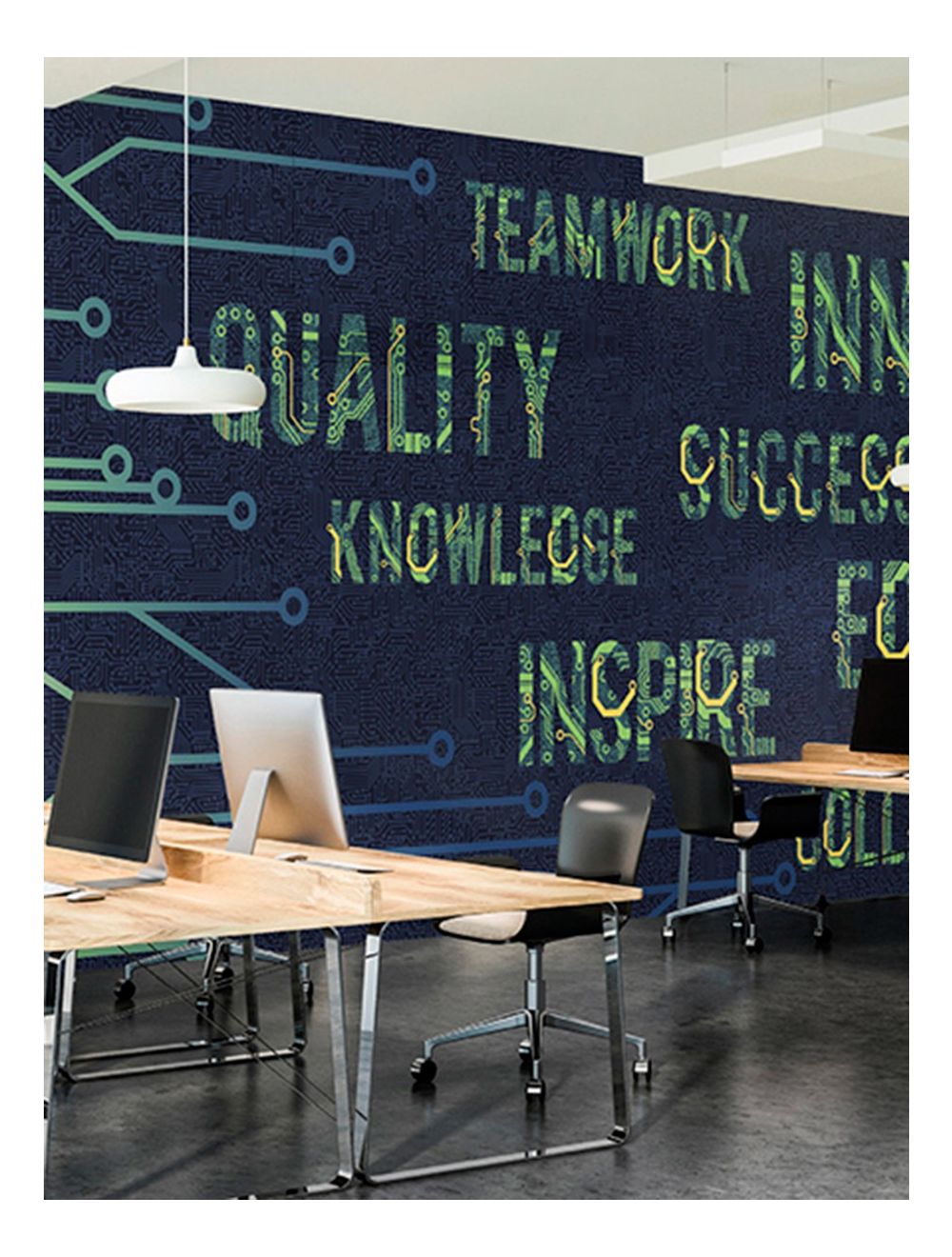 Circuit Board Word Wall